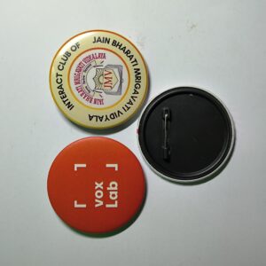 Customized Pin Back Button Badge