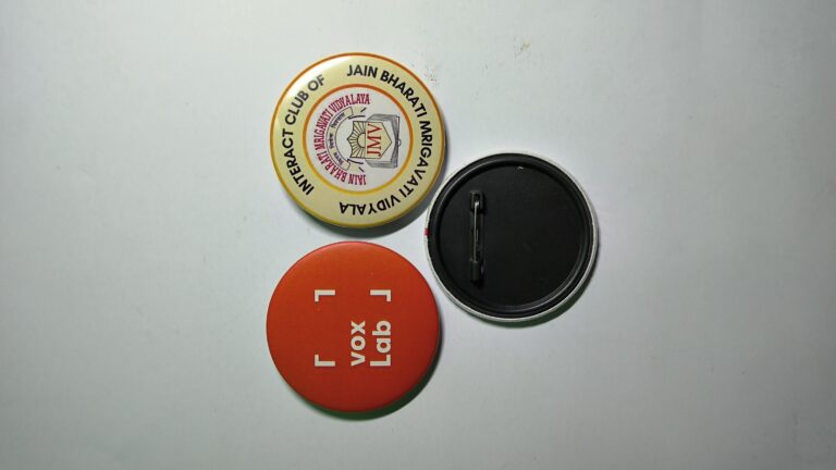 Customized Pin Back Button Badge