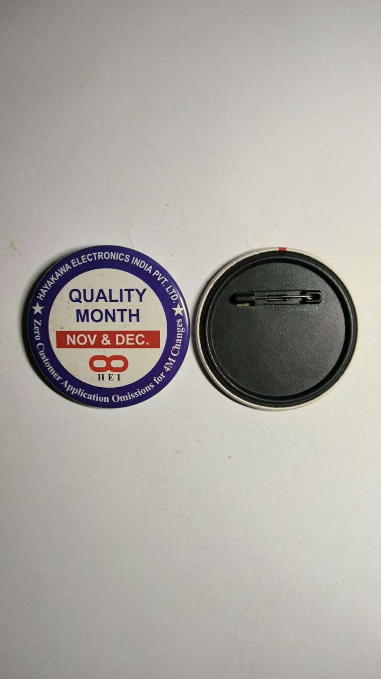 Customized Pin Back Button Badge