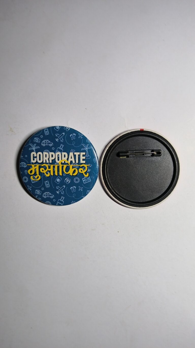 Customized Pin Back Button Badge