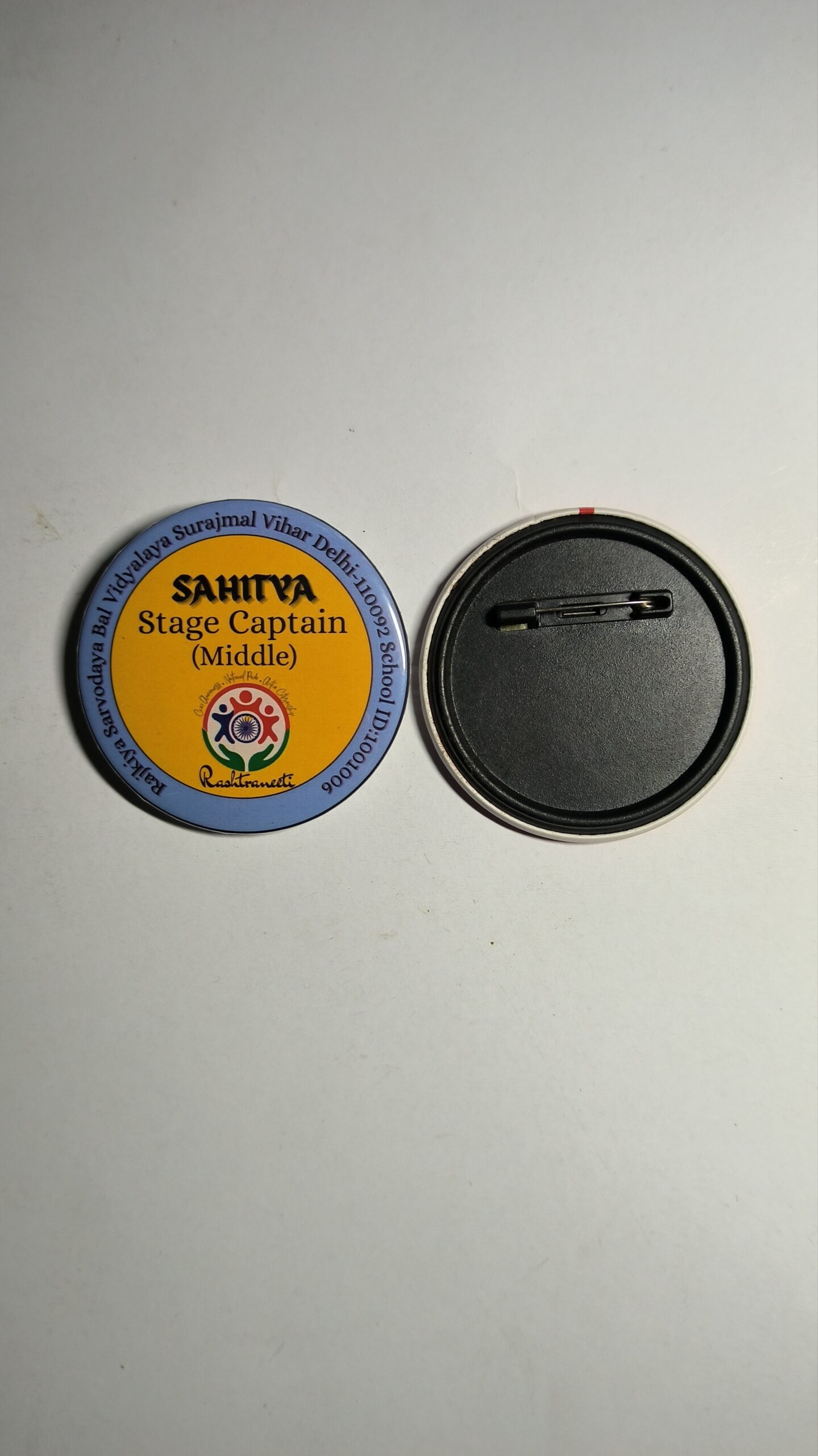 Customized Pin Back Button Badge