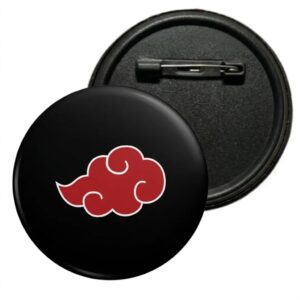 Akatsuki Pin Back Button Badge
