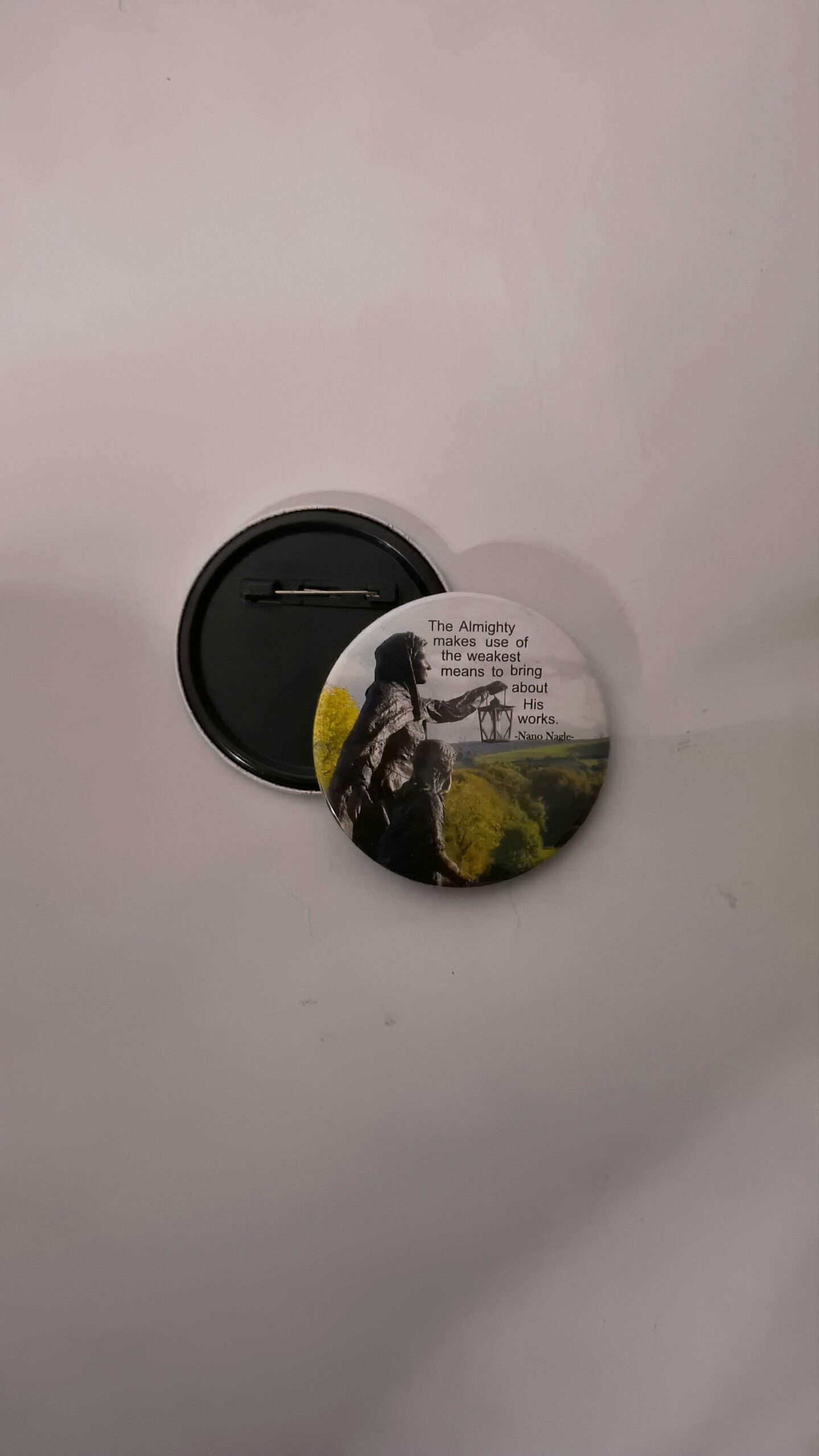 Deep quotes aesthetic pin back button badge for motivational sayings emotional quotes aesthetic fashion and customized badge maker in Delhi